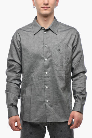 Cotton Flannel Shirt TWIST with Pocket