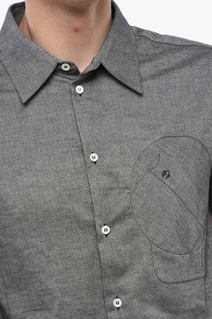 Cotton Flannel Shirt TWIST with Pocket