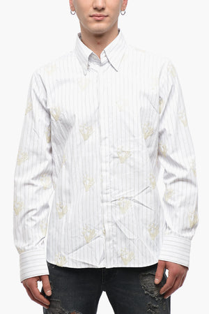 Poplin Shirt HANDS ARROW with Sequin Embroidery