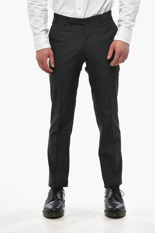 CC COLLECTION Virgin Wool-Blend Straight-Leg Pants RESET