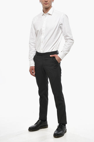 CC COLLECTION Virgin Wool-Blend Straight-Leg Pants RESET