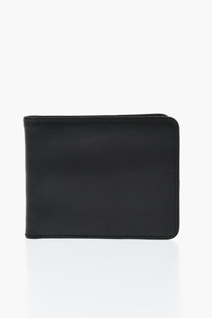 Bifold-Portemonnaie aus mattem Leder
