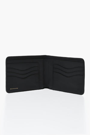 Bifold-Portemonnaie aus mattem Leder