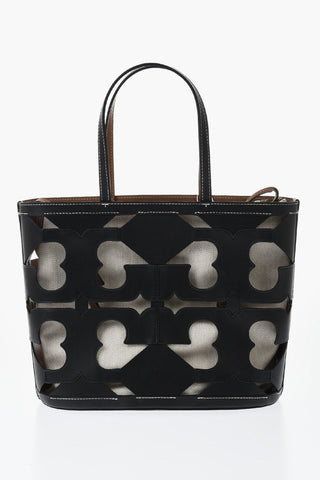 Perforated Leather Tote Bag ELLA