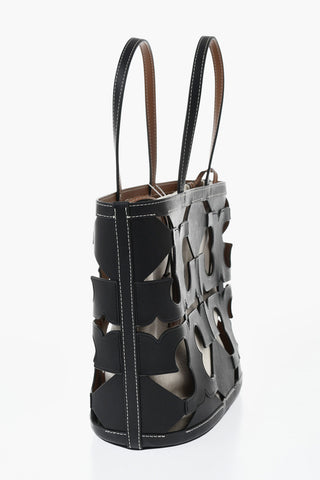Perforated Leather Tote Bag ELLA