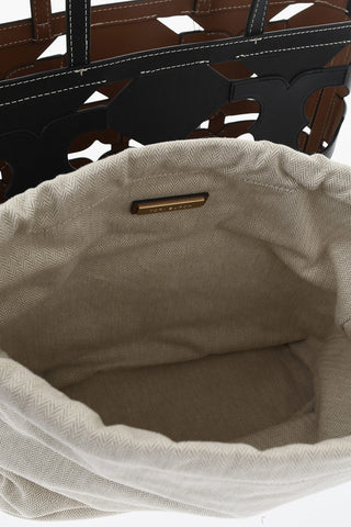 Perforated Leather Tote Bag ELLA