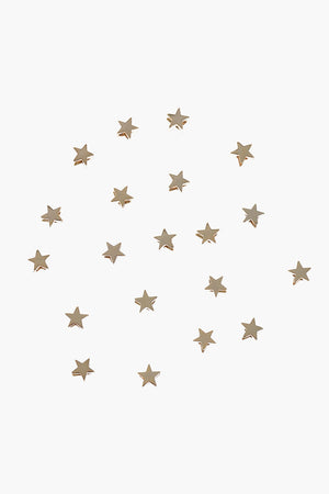 Perline in Metallo a Forma di Stella con Finitura Dorata
