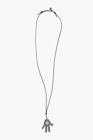 DISNEY Collana con Laccio in Corda e Pendente Mickey Hand