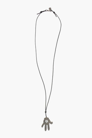 DISNEY Collana con Laccio in Corda e Pendente Mickey Hand
