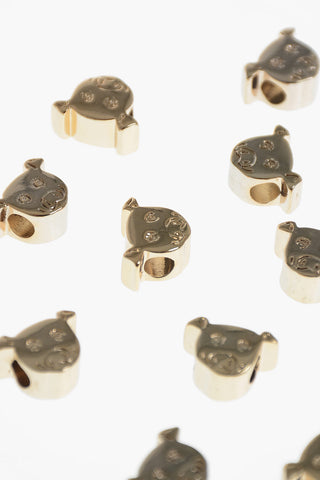 Perline Piggy Design in Metallo