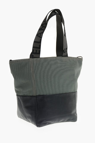 Borsa Tote Con Dettaglio In Pelle