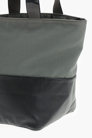 Borsa Tote Con Dettaglio In Pelle