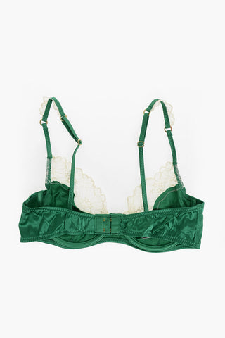 Molded-Cup Bra With Underwire and Lace