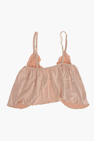 Reggiseno in Satin con Ricamo I Love Me