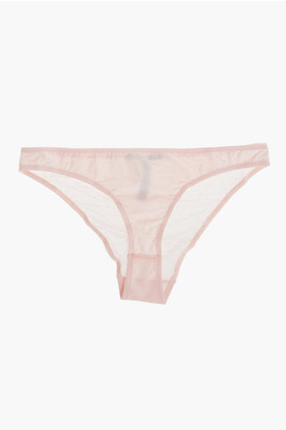 Slip In Mesh Traparente a Tinta Unita