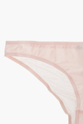 Slip In Mesh Traparente a Tinta Unita