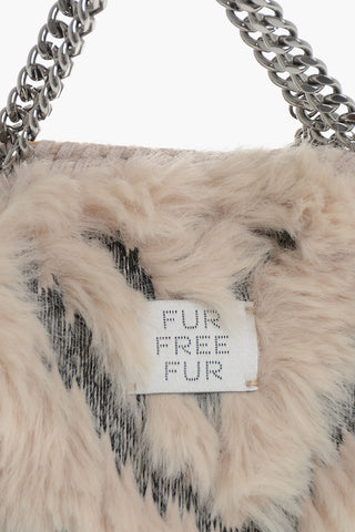 Borsa A Spalla TINY FALABELLA In Faux Fur