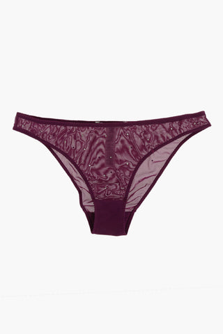 Slip Trasparente con Strass