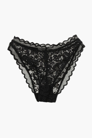 Culotte in Pizzo Macrame' con Dettagli Traforati