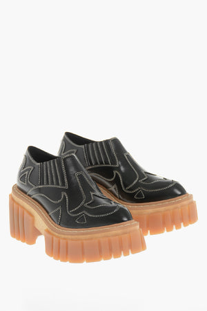 Slip-On Aus Veganem Leder SEMILIE Mit Chuncky-Sohle