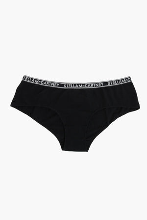 Slip aus Stretch-Baumwolle BOYLEG mit Logobund in der Taille