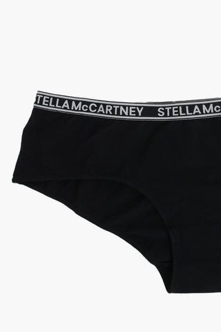 Slip aus Stretch-Baumwolle BOYLEG mit Logobund in der Taille