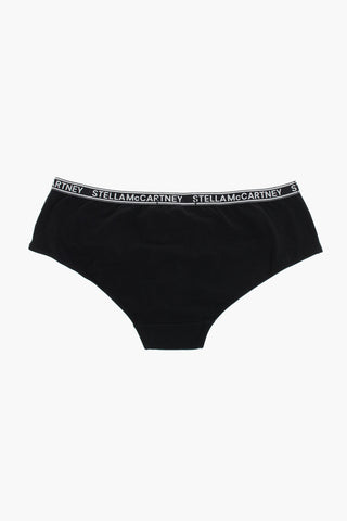 Slip aus Stretch-Baumwolle BOYLEG mit Logobund in der Taille
