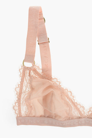 Reggiseno a Triangolo con Pizzo e Banda Logata