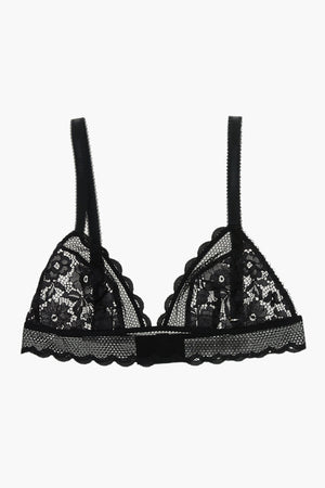 Sheer Mesh Triangle Bra