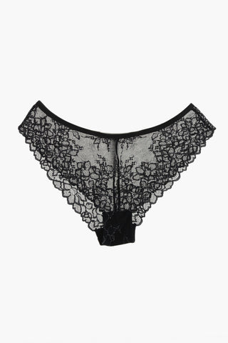 Macramé Lace Briefs With Lurex Details