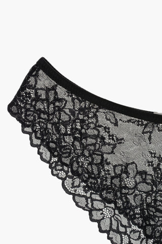 Macramé Lace Briefs With Lurex Details