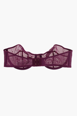 Balconette Strapless Bra With Rhinestones