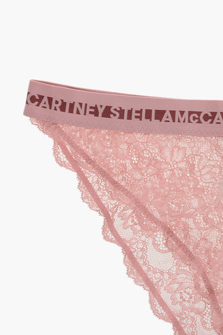 Slip in Pizzo Macrame' con Banda Elastica in Vita