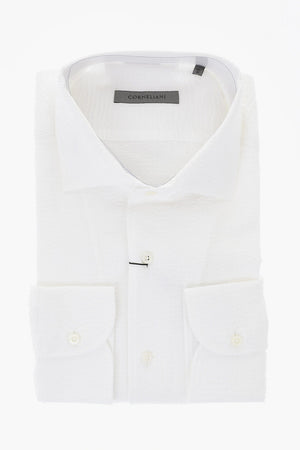 Oxford Cotton Shirt With French Collar