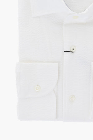 Oxford Cotton Shirt With French Collar