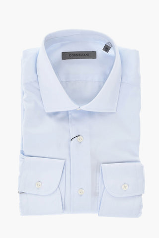 Cotton Poplin Shirt With French Collar