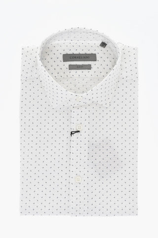 Camicia a Maniche Corte In Cotone Oxford