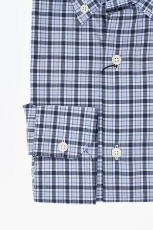 Kariertes Baumwoll-Button-Down-Hemd