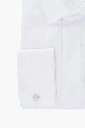 CODE Cotton Poplin Shirt With Concealed Placket And Cufflinks