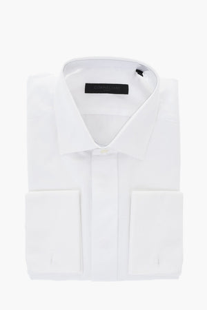 CODE Cotton Tuxedo Shirt With French Collar