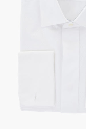 CODE Cotton Tuxedo Shirt With French Collar