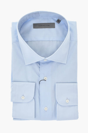 Cotton Poplin Shirt With French Collar