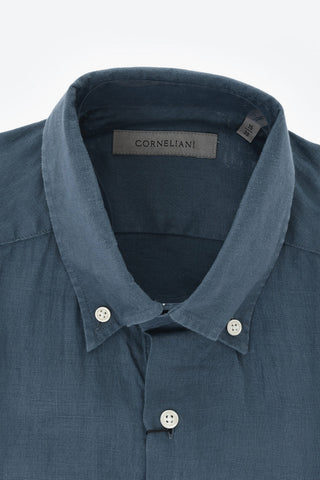 Button-Down-Hemd aus Leinen