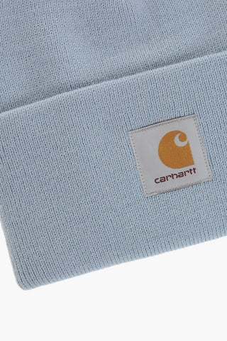 Solid Beanie ACRYLIC WATCH With Logo Patch