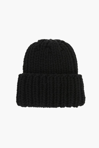 SPORTMAX Wool-Blend Solid Beanie With Crystal