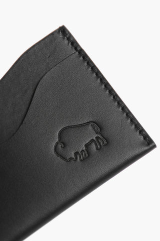 Leather Coin Pouch TITANO With Monogram