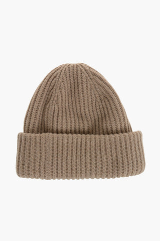 Rippstrick-Beanie aus Wollmischung