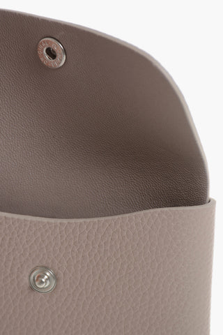 Portaspiccioli TITANO in Pelle Martellata con Monogram