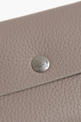 Portaspiccioli TITANO in Pelle Martellata con Monogram