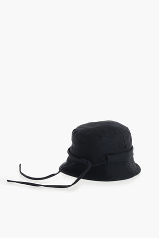 Solid-Color Bucket Hat LE BOB GADJO With Silver-Tone Metal Logo
